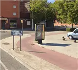 Mupi en av. Abogado Fausto Caruana, Puerto de Sagunto Mupi en av. Abogado Fausto Caruana en barrio Baladre, Puerto de Sagunto